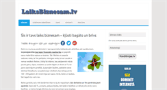 Desktop Screenshot of laiksbiznesam.lv